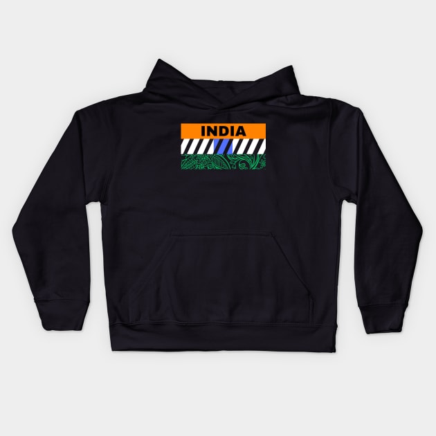 INDIAN FLAG Kids Hoodie by Popular_and_Newest